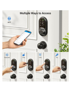 Cerradura Inteligente Veise RZ07C con Huella Dactilar y App 2