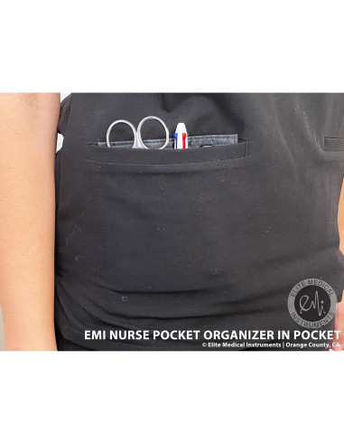 Kit Organizador de Bolsillo Negro Elite Medical 4 Piezas