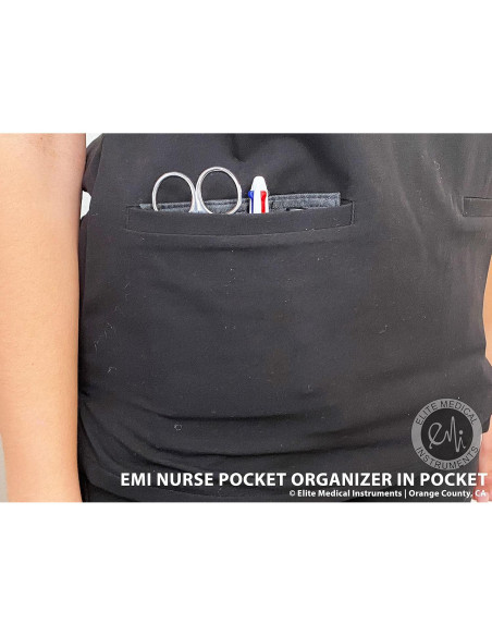 Kit Organizador de Bolsillo Negro Elite Medical 4 Piezas