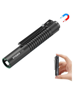 Linterna EDC VTIGER T1A Recargable 1300 Lúmenes Compacta