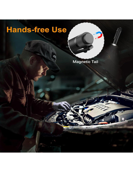 Linterna EDC VTIGER T1A Recargable 1300 Lúmenes Compacta