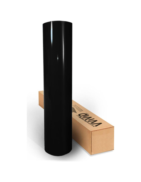 Vinilo Adhesivo VViViD Gloss Negro 15cm x 152cm Liberación Aire