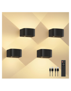 Lámpara de Pared Inalámbrica FULEN con Sensor y Control Remoto