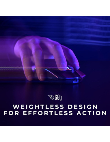 Ratón Inalámbrico Glorious Model O 2 - 68g, RGB, Ambidextro