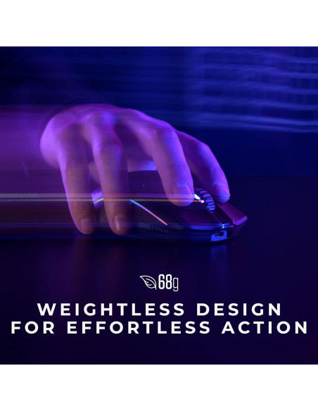 Ratón Inalámbrico Glorious Model O 2 - 68g, RGB, Ambidextro