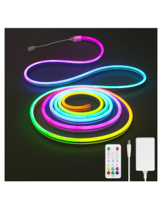 Tira LED Neón RGB 5M Aclorol con Sincronización de Música