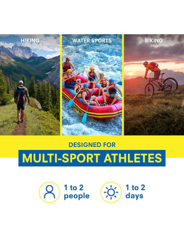 Kit Médico Ultraligero Impermeable Aventura 1 Persona 1-2 Días