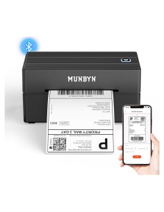 Impresora Térmica de Etiquetas MUNBYN RealWriter 130B Bluetooth 4x6