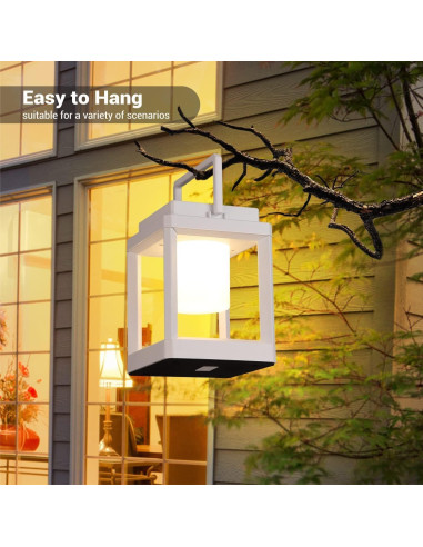 Lámpara Solar LED DAKAFUL Cuadrada 12.7cm Impermeable