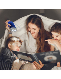 Linterna de Manivela Evelots - Paquete de 4 - LED Doble - Camping y Emergencias 2