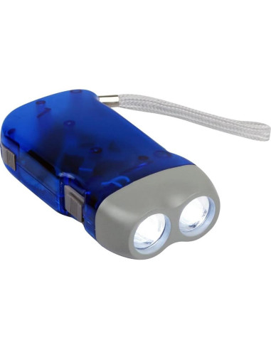 Linterna de Manivela Evelots - Paquete de 4 - LED Doble - Camping y Emergencias