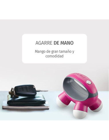 Masajeador de Mano HoMedics Quatro Mini Vibratorio 4 Nodos