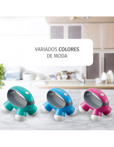 Masajeador de Mano HoMedics Quatro Mini Vibratorio 4 Nodos