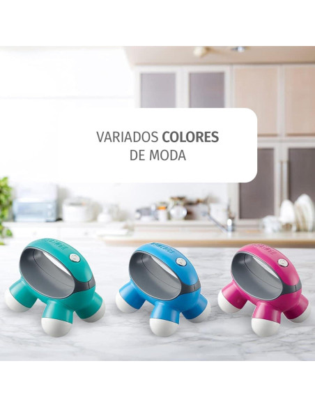 Masajeador de Mano HoMedics Quatro Mini Vibratorio 4 Nodos