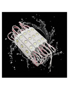Módulo LED 10pcs 1.52m Blanco 5730 SMD IP65 AOOYUANKE