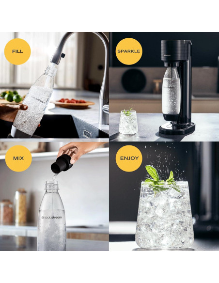 Hacedor de Agua Espumosa SodaStream Gaia - Kit de Inicio
