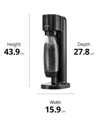 Hacedor de Agua Espumosa SodaStream Gaia - Kit de Inicio