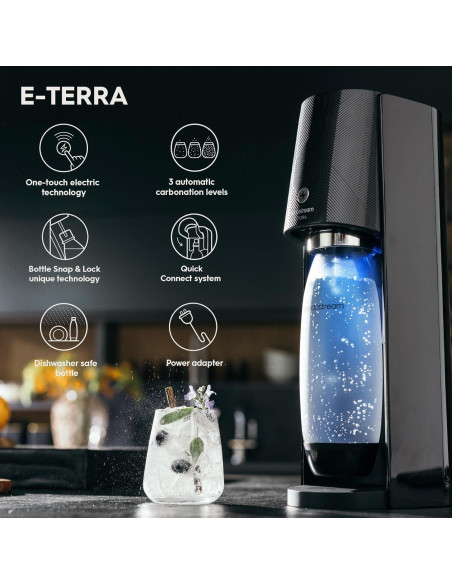 Hacedor de Agua Espumosa SodaStream Gaia - Kit de Inicio