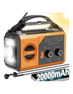 Radio Meteorológica de Emergencia COAOOIX 20000mAh AM/FM NOAA