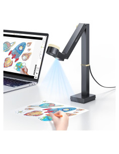 CZUR Fancy S Pro Cámara Documentos 12MP USB, Webcam 4K