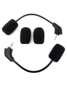 Micrófonos de Reemplazo TNE para Auriculares Kingston HyperX Cloud 2 II - Cable de 3.5mm