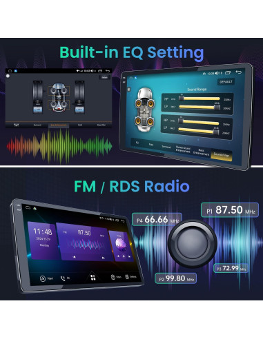 Estéreo de Radio Jingelsye para Honda Accord 2003-2007 10.1"