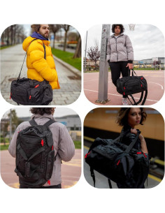 Bolsa de Gimnasio BAGSMART 35L Unisex con Compartimentos 2