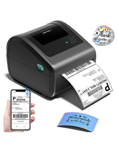 Impresora de Etiquetas Térmicas Bluetooth Omezizy D450BT 4x6