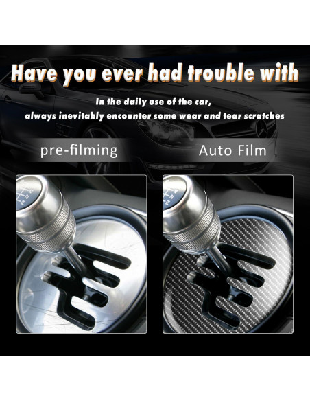 Vinilo Automotriz 5D San Tao DS Negro 4m x 0.3m con Raspador