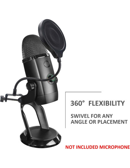 Filtro Pop YOUSHARES para Micrófono Blue Yeti X 100mm