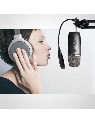 Filtro Pop YOUSHARES para Micrófono Blue Yeti X 100mm