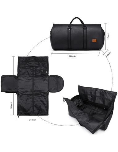 Bolsa de Viaje Convertible Seyfocnia 2 en 1 para Ropa 45L