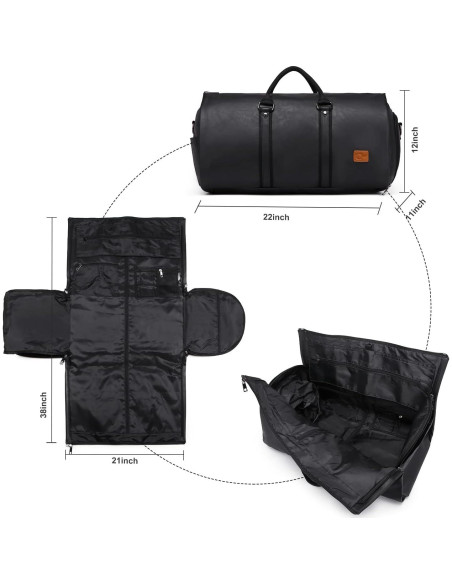 Bolsa de Viaje Convertible Seyfocnia 2 en 1 para Ropa 45L