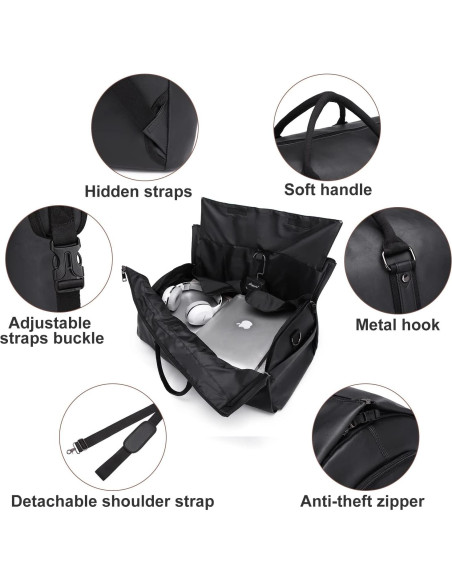 Bolsa de Viaje Convertible Seyfocnia 2 en 1 para Ropa 45L