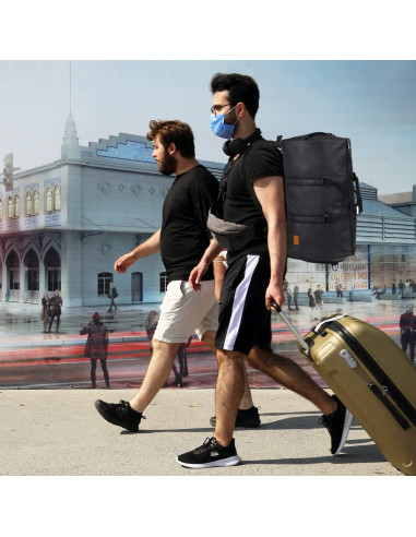 Bolsa de Viaje Convertible Seyfocnia 2 en 1 para Ropa 45L