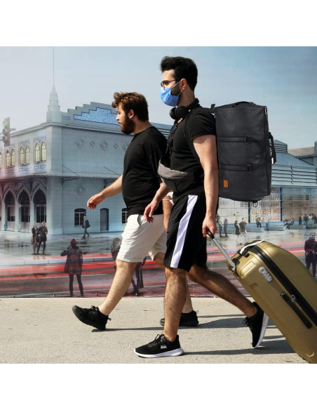 Bolsa de Viaje Convertible Seyfocnia 2 en 1 para Ropa 45L