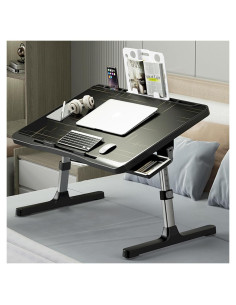 Mesa para Laptop Ajustable SIDIANBAN con Puerto USB - Negro
