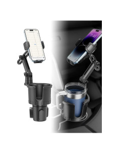 Soporte para Teléfono en Portavasos WAVECUER - Compatible con iPhone y Samsung