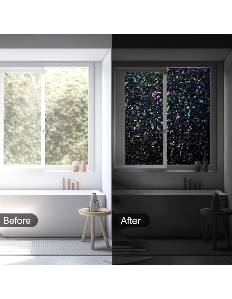 Película de Ventana Oscurecimiento Total Volcanics 44.5x199.4cm