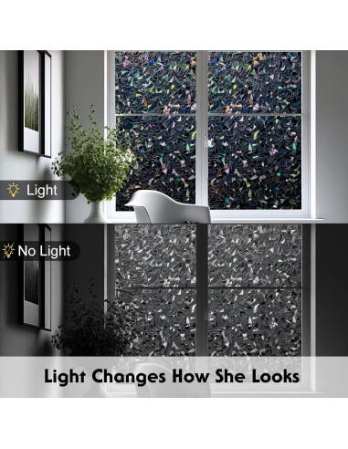 Película de Ventana Oscurecimiento Total Volcanics 44.5x199.4cm