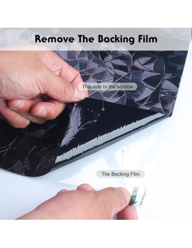 Película de Ventana Oscurecimiento Total Volcanics 44.5x199.4cm