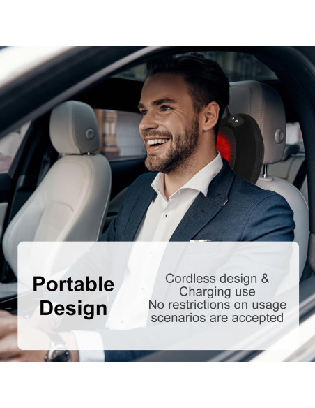 Masajeador de Espalda Shiatsu LRR-K3-1 Inalámbrico con Calor Masajeador de Espalda Shiatsu LRR-K3-1 Inalámbrico con Calor