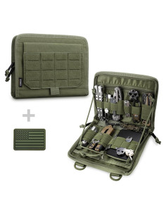 Bolsa Táctica Administrativa WYNEX Verde Militar EDC 22.35x17.27cm