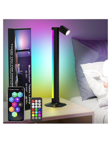 Barra de Luz LED Inteligente Rainbow Chasing 22 LEDs RGB