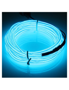 Tira de Luz Neon JIGUOOR 3m Azul Flexible para Decoración