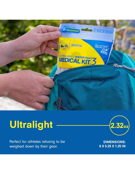 Kit Médico Ultraligero a Prueba de Agua - 1 Persona - 1-2 Días