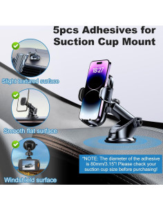 Almohadillas Adhesivas Doble Cara Promkig 80mm para Soporte de Teléfono 2