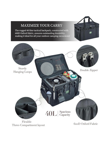 Bolsa de Almacenamiento Táctica UPWOIGH 40L Impermeable