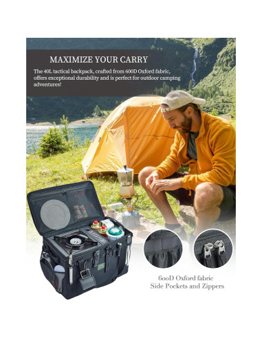 Bolsa de Almacenamiento Táctica UPWOIGH 40L Impermeable