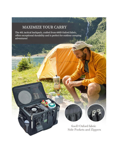 Bolsa de Almacenamiento Táctica UPWOIGH 40L Impermeable